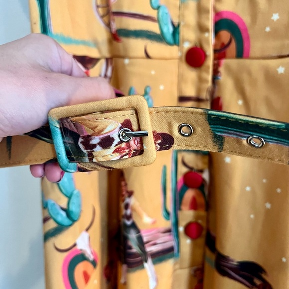 VOODOO VIXEN DIANA RETRO COWGIRL ๐ด DRESS ๐ค - Picture 8 of 16